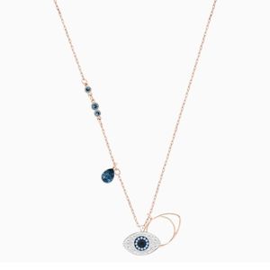 Swarovski Symbolic Evil Eye Pendant Necklace